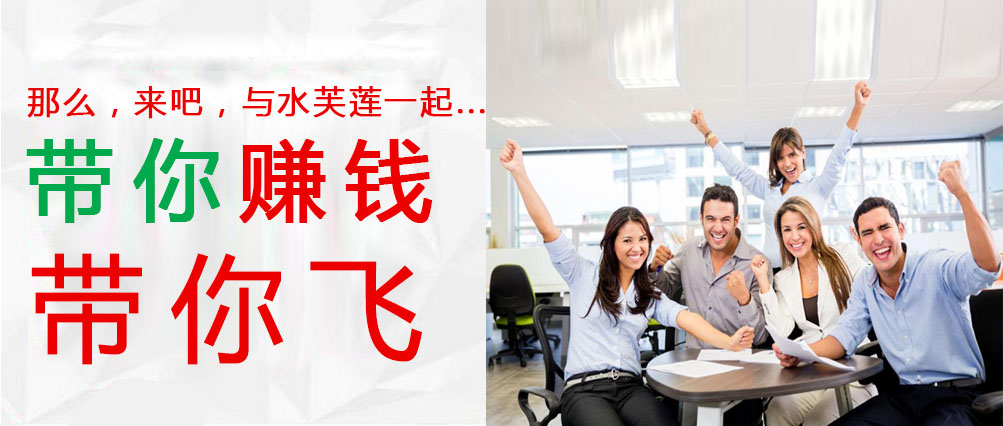 那么,来吧,与水芙莲一起,带你赚钱,带你飞